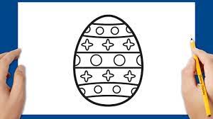 Comment dessiner un œuf de Pâques - YouTube