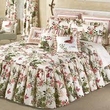 Butterfly Garden Floral Ruffled Flounce Bedspread Bedding In 2020 Bed Spreads Floral Bedroom Decor Designer Bed Sheets