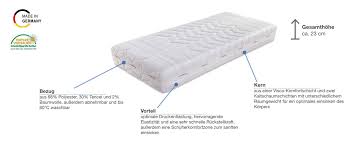 Feelingtopper mit optimaler druckentlastung und gleichzeitig guter stützkraft. Dermapur Feeling 21 Visco Matratze Online Kaufen Belama