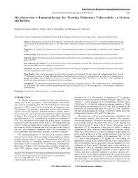 Here i am taking a stroll with them on eriole ex trial, without using my own mitigator, and no. Pdf Mycobacterium W Immunotherapy For Treating Pulmonary Tuberculosis A Systematic Review