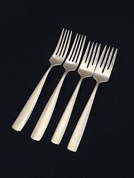Yamazaki Bolo 2 Dinner Forks 2 Salad Forks Stainless Flatware Satin Vcu Ebay Stainless Flatware Salad Fork Dinner Fork