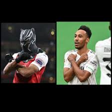 So so cool to see sport and superheroes unite. Aubameyang Who Has Previously Used The Black Panther Mask As His Goal Celebration Scores Again Today And Dedicates The Goal To Chadwick Imgur