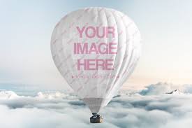 Download Hot Air Balloon Design Mockup Generator Mediamodifier