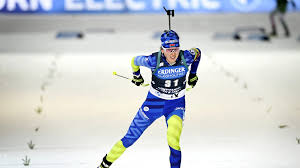 The belarusian women's biathlon team, with (from left to right) nadezhda skardino, iryna kryuko, dzinara alimbekava, and darya domracheva, celebrates winning a historic gold for their nation in the 4 x 6 relay at the 2018 olympics in pyeongchang, south korea. Belarusian Biathlete Alimbekova Won The Sprint At The Km Stage In Hochfilzen Teller Report