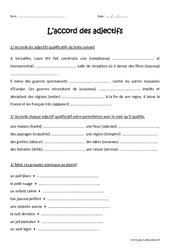 18 août 201718 août 2017 caloux 3 commentaires. Exercice Accord De L Adjectif Qualificatif Cm2 Cycle 3