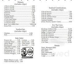 Tugboat Fish Chips Menu In Carmichael California Usa
