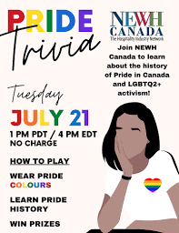 Being a country of many firsts, famous people and food, now is your chance to find out how much you really know about canada! Newh Canada Pride Trivia Event Newh