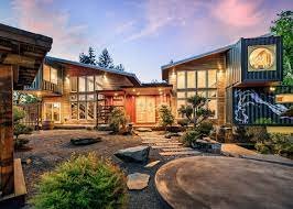 The container is metal, and when you add that to your concrete foundation, you have the same materials and fundamental design of modern style homes. 14 Stunning Homes Made Out Of Shipping Containers Loveproperty Com