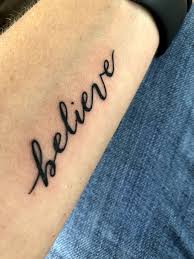 Believe Tattoo Believetattoo Believe Susaninthesc Com Cute Tattoos For Women Tattoos For Daughters Believe Tattoos
