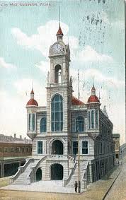 Postcard Of City Hall Galveston Tx Circa 1908 Galveston City Hall City