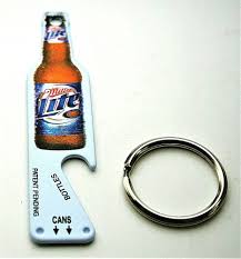 Miller Light Beer Ad Promo Metal Bottle Can Opener Key Chain New Nos 1990 S Ebay Metal Bottles Beer Ad Light Beer