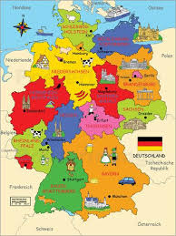 Fluffy Feelings German States For Children German Germany Map German Map Germany