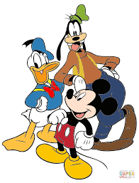 Get hold of these coloring sheets that are full of pictures and involve your kid in painting them. Mickey Donald And Goofy By Romainbowen22 Fur Affinity Dot Net