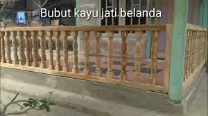 Tiang anak pagar pager railing tangga kayu bubut betawi ukir. Membuat Pagar Trali Dari Kayu Jati Belanda Youtube