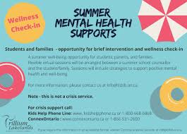 Maybe you would like to learn more about one of these? Tldsb On Twitter Summer Mental Health Supports Are Available To Tldsb Students Parents And Families