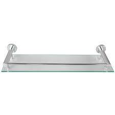 Ti garantiamo il giusto acquisto, ci lavoriamo tutti i giorni. Aquamarin Set 1 2 Mensole Di Vetro Temperato Bagno Barra Alluminio Parete Muro Ebay