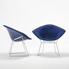 The graceful diamond chair is an astounding study in space, form and function by one of the master sculptors of the last century. Diamond Chair Harry Bertoia Bertoia Chair Bertoia Diamond Chair Bertoia