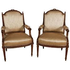 Pair Of 19th Century French Walnut Armchairs Walnut Armchair Armchair French Arm Chair