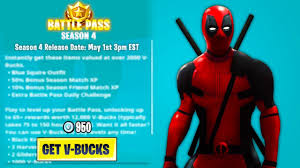 Legendary skins can be upgraded over time the battle pass also includes four epic outfits: Fortnite Season 4 Release Date Time New Season 4 Battle Pass Info Fortnite Battle Royale Youtube