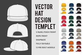 Vector Hat Flats Bundle Pack Vector Design Hat Vector Design