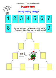 Maybe you would like to learn more about one of these? Free Maths Puzzles Mathsphere