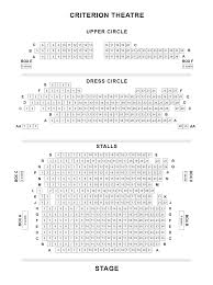 Criterion Theatre Seating Plan