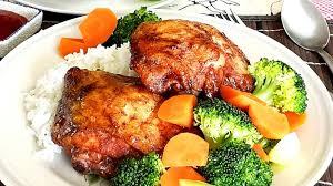 Boneless chicken thighs are braised in a mixture of soy sauce, vinegar, honey, garlic, bay leaves, and pepper and then grilled until crisp and golden brown. Healthy Chicken Thigh Recipes Thesuperhealthyfood