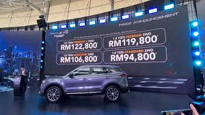 Proton x70 spec and price | details promosi proton x70 2020. Soyacincau On Twitter The Proton X70 2020 That S Locally Assembled Is Finally Revealed With A Lower Starting Price Of Rm94 800 Otr Available In 4 Variants And There S No More Awd Option There S