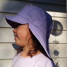 Adjustable Gender Neutral Sun Hat Baby Hat Toddler Hat Baby Legionnaire Hat Kid Legionnaire Cap Lilac Jacaranda Sun Hats Toddler Sun Hat Toddler Hat