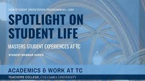 May 1 (or within 1 week. Graduate Student Life Development Teachers College Columbia University