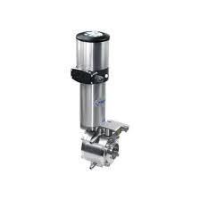 Hygienic Air Actuated Precise Control Butterfly Valve with ...