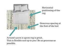 Here you've got your biggest you can see how we have applied these principles in our own master bedroom below. Bedroom Rug Size Guide Catwalk Rugs