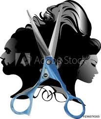 Beauty Hair Salon Man Woman Unisex Logo Vector On White Background In 2020 Hair Salon Logos Unisex Hair Salon Hair And Beauty Salon
