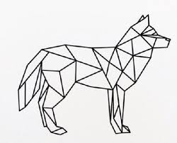 Wolf Geometric Animal Tatuagens Geometricas Desenho Geometrico Arte Geometrica