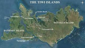 Satellite milikapiti map (northern territory / australia). Wooden Weir Milikapiti Pastmasters