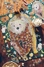 Jumbo puzzle mates jigsaw puzzle improved fixative glue applicator. Jiggy For Anthropologie Puzzle And Glue Set Puzzle Design Anthropologie Holiday Bedding Sets Uk