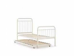 King single bed frame white. Loft White Metal King Single Bed Bedtime