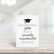 Unique invitations for a special day. Graduation Card Template Social Distancing Card 2020 Etsy Graduation Card Templates Graduation Cards Card Template