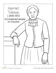 There are tons of great resources for free printable color pages online. Harriet Tubman Coloring Sheet Ant Llc Net Coloring Home