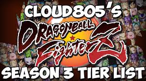 Dragon ball fighterz has finally arrived. Cloud805 S Dragon Ball Fighterz Season 3 Tier List Youtube