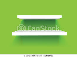 I originally showed you these shelves we built here. White Book Shelves On A Green Painted Wall Vector Background Canstock