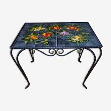 Sleek and sophisticated, our lavastone & iron nesting tables are made from real lavastone, a luxe material that's durable, too. Wrought Iron And Stone Coffee Table In The 70s Selency