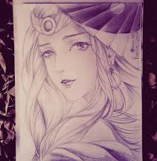Kagura Mobile Legends Mlbbfanarts Kawaii Kagura Sketsa Gambar Wallpaper Ponsel