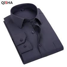 Think cotton that moves with your body and feels comfortable on the skin, no matter where you're headed. Men S Dress Shirt Solid Color Long Sleeved Shirt In 2020 Black Dress Shirt Men Casual Shirts For Men Men Fashion Casual Shirts
