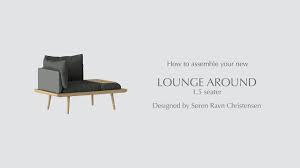 New zealand's exclusive distributor of globewest furniture to the interior design trade. Umage Lounge Around 1 5 Seater Sofa Oak Black By Design