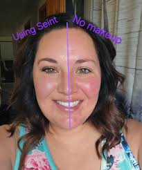 Using a sheer red as a bronzer for a natural look