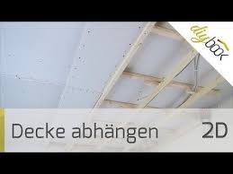 Decke Abhangen Holzkonstruktion Herstellen Trockenbau Holzkonstruktion Deckchen