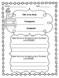 Free Protagonist Antagonist Activity Sheet Protagonist Antagonist Pinterest Teachers