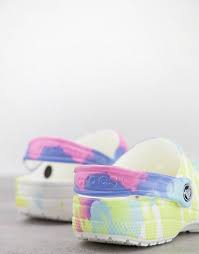 Nothing would be greater than this baby croc version for your kid's little feet. Crocs Classic Shoes In Pastel Tie Dye Asos