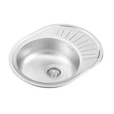 1 grand bac avec égouttoir. Evier Cuisine Rond Inox A Encastrer Erazio 1 Bac Egouttoir 45 X 58 Cm